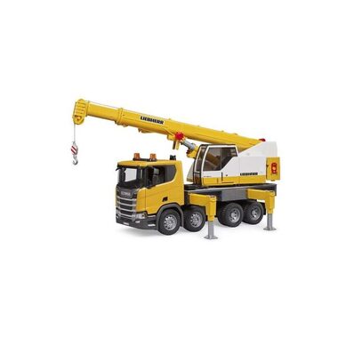 Bruder Nákladné auto Scania so žeriavom Liebherr / od 4 rokov