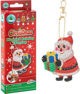 GRAFIX Diamantové maľovanie Prívesok Santa / od 6 rokov