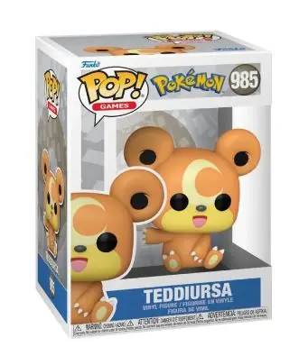 Funko POP! Games: Pokemon- Teddiursa(EMEA) / od 3 rokov