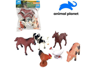 Mojo Animal Planet 07515 - Zvieratká farma, 6 ks, 12,5 cm