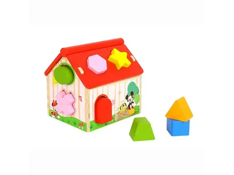 MaDe 12323 - Domček vkladačka, 16 x 13,4 x 14,5 cm