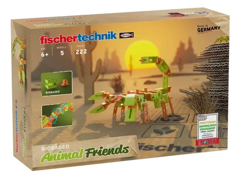 Fischertechnik Advanced Stavebnica: Zvieratká / 222 dielikov / 5 modelov / od 6 rokov