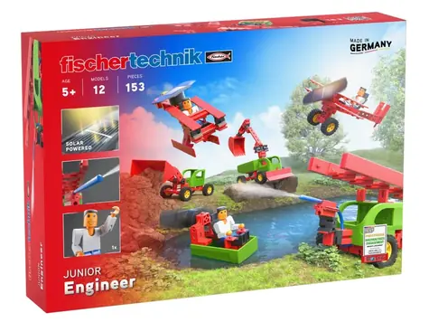 Fischertechnik Junior Inžinier / 153 dielikov / 12 modelov / od 5 rokov