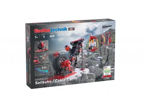 Fischertechnik Advanced Stavebnica: Lanovka / 269 dielikov / 3 modely / od 7 rokov