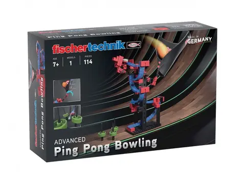 Fischertechnik Advanced Stolová hra: Ping pong Bowling / 114 dielikov / od 7 rokov