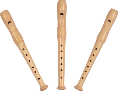 GOKI Detská drevená flauta 20 cm prírodná / od 5 rokov