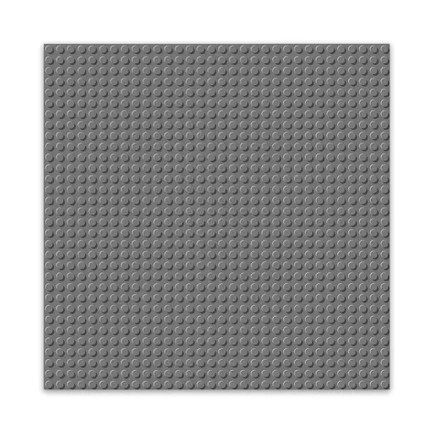 BRIXIES PLUS 225.011 Základná podložka na stavanie - tmavo šedá 25,5 x 25,5 cm