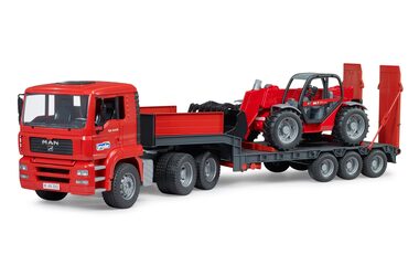 Rozbalené - Bruder 02774 MAN podvalník a teleskopický nakladač / od 3 rokov / rozbalené