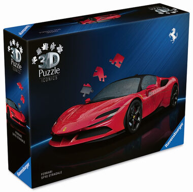 Ravensburger 3D Puzzle Iconics: Ferrari SF90 Stradale / 108 dielikov / od: 8 rokov