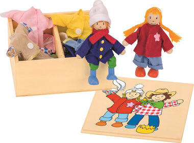 GOKI Bábiky Birte & Ben s oblečením / od 3 rokov