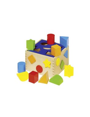 GOKI Vkladací box Tvary modrá / od 18 mesiacov