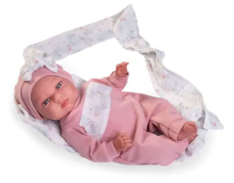 Antonio Juan 82309 Môj malý REBORN TUFI - realistická bábika bábätko s mäkkým látkovým telom - 33 cm / od 3 rokov
