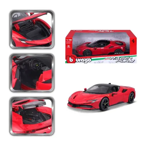 Bburago Ferrari SF90 Stradale Red / mierka 1:18
