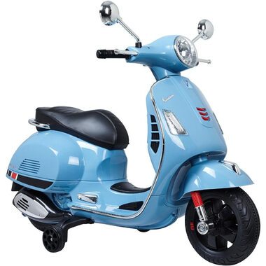Buddy Toys Elektrická motorka Vespa GTS modrá / 30 W / Rýchlosť: 3-5 km-h / Nosnosť: 30kg