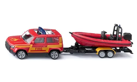 Siku Blister - Land Rover s člnom