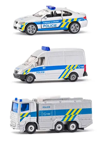 Siku Česká verzia - set policajná sada 3 áut