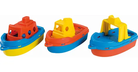 Androni 3 loďky v sieťke / dĺžka 15 cm / od 12 mesiacov