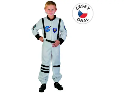 MaDe 03957 - Šaty na karneval - kozmonaut, 130-140 cm