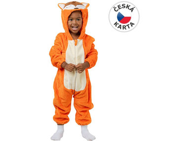 MaDe Šaty na karneval - líška, 80-92cm