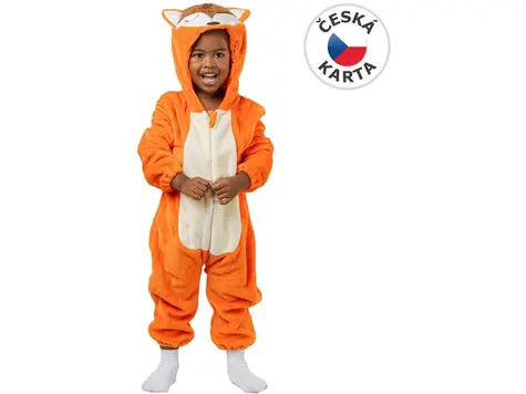 MaDe Šaty na karneval - líška, 92-104cm