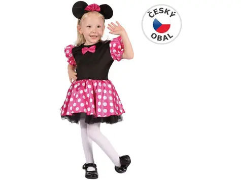 MaDe 82501 - Šaty na karneval - Myška, 92-104 cm