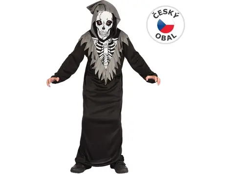 MaDe 91260 - Kostým na karneval Kostlivec, 120-130cm