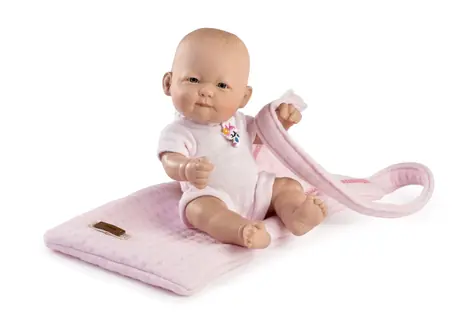 Guca 946 NEW BORN HOLČIČKA - realistická bábika bábätko s celovinylovým telom - 25 cm