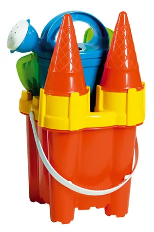 Androni Sada na piesok hrad červená / výška 29 cm / od 12 mesiacov