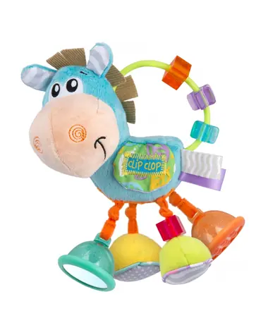 Playgro - Hrkálka oslík modrý / od 3 mesiacov
