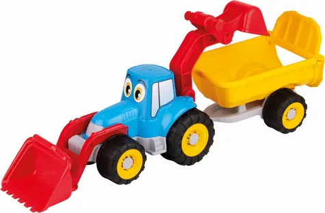 Androni Veselý traktor s vlekom /55 cm/ od 12 mesiacov