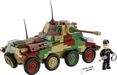 Cobi 2287 II WW Sd. Kfz 234/2 Puma, 1:35 / 470 kociek / 1 figúrka / od 8 rokov