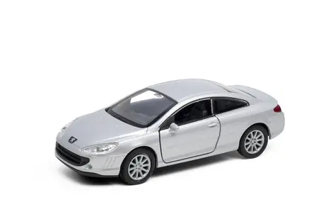 Welly Peugeot Coupé 407 1:34 tmavo modrá