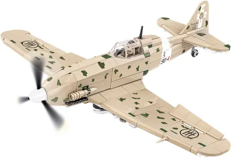 Cobi 5760 II WW Macchi C.202 FOLGORE / 404 kociek / 1 figúrka / 1:32 / od 7 rokov