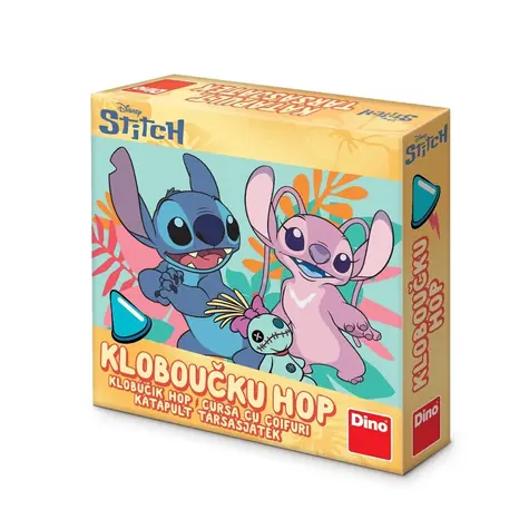 Dino Detská hra Klobúčiku hop Stitch a Angel / od 4 rokov / dĺžka hry: 15 min