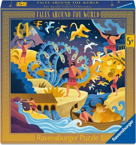 Ravensburger 12 Heraklových úloh / 64 dielikov / od 5 rokov