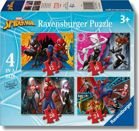 Ravensburger MARVEL: Spider-Man / 4v1 / od 3 rokov