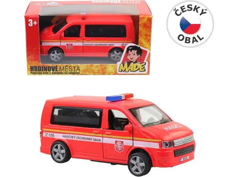 MaDe Auto hasičská dodávka, CZ design aj box / od 3 rokov