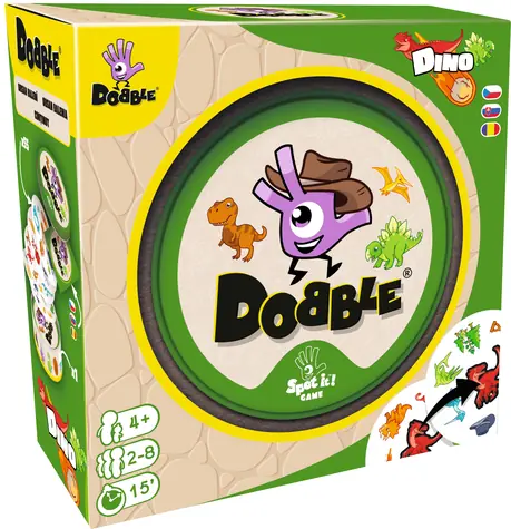 Asmodee Dobble Dino / Počet hráčov: 2-8 / od 4 rokov