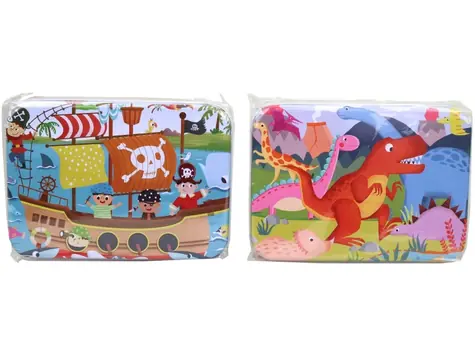 MaDe Drevená hra puzzle / od 3 rokov