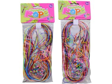 MaDe 15668 Povrázky na zaplietanie s doplnkami / 80 cm / od 3 rokov