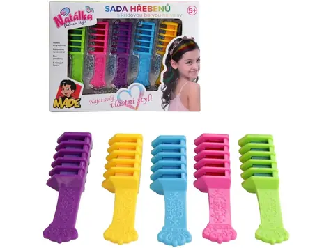 MaDe 16027 Farby na vlasy, hrebene / 10 cm / od 5 rokov