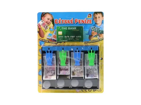 MaDe 96907 Pokladňa s peniazmi- České / 28 x 22 cm / od 3 rokov