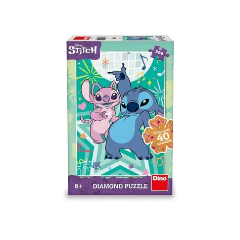 Dino Puzzle Stitch diamond / 200 dielikov / od 6 rokov