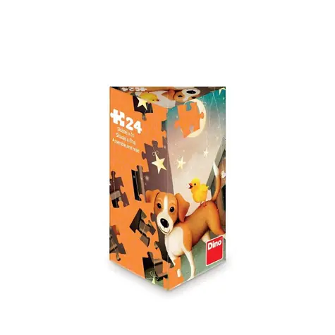 Dino Puzzle triangel Stratené kuriatko / 24 dielikov / od 4 rokov