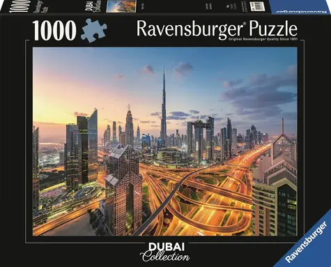 Ravensburger Kolekcia DUBAJ: Výhľad na mesto snov / 1000 dielikov / od 14 rokov