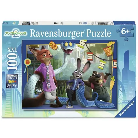 Ravensburger Zootropolis: Mesto zvierat / 100 dielikov / od 6 rokov