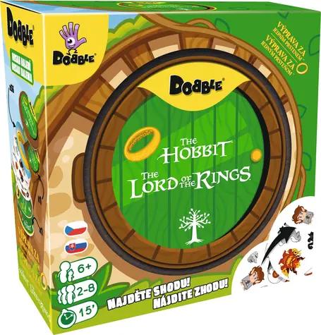 Asmodee Dobble Výprava za Jedným prsteňom / Počet hráčov: 2-8 / od 6 rokov