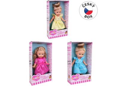 MaDe 00892 Bábika princezná v boxe /27 cm/ od 3 rokov