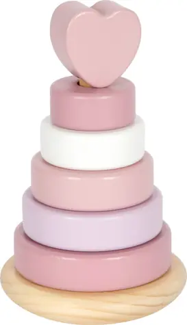 Small Foot Nasadzovanie na tyč Veža ružová / od 12 mesiacov