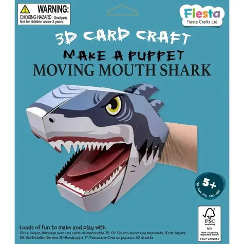 Fiesta Crafts Kreatívna sada 3D bábka Žralok